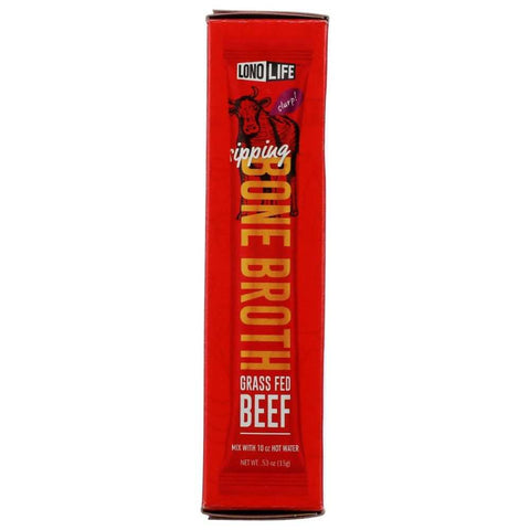 Grass Fed Beef Bone Broth 4Pk 2.12 oz LONOLIFE
