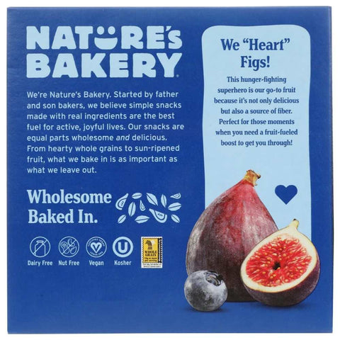 Whole Wheat Blueberry Fig Bars Snack Pack NATURES BAKERY