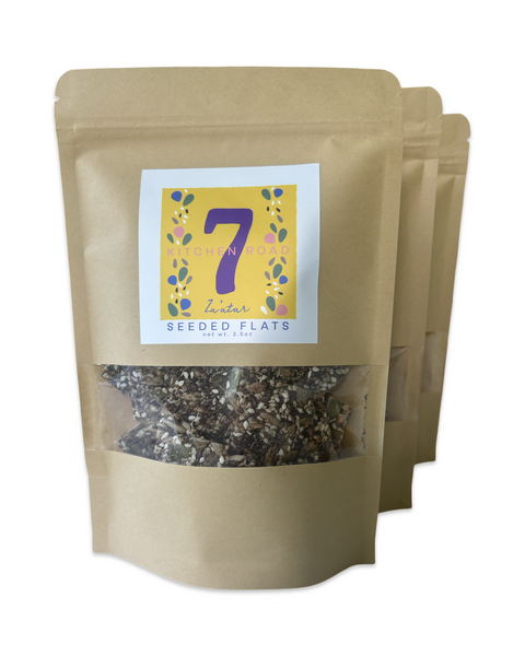 Seeded Za’atar Seasoned Flats Crackers 7 Kitchen Road
