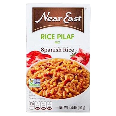 Spanish Rice Zesty Rice Pilaf Mix Near East Foods 6.75OZ