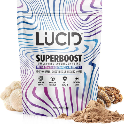Superboost Unflavored Superfood Beverage & Coffee Booster Lucid™