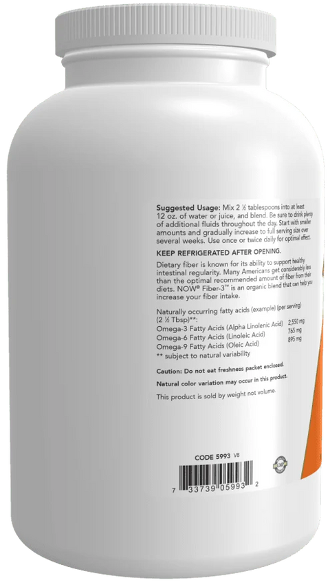 Now Certified Organic Fiber -3 - 16oz