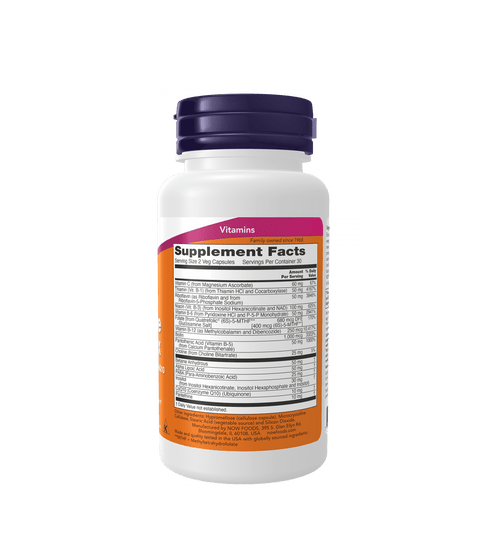 Now Coenzyme B-Complex 60 Veg Capsules