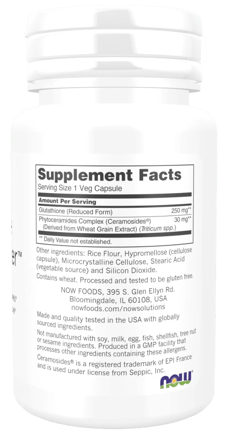 Now Glutathione Skin Brightener 30 caps