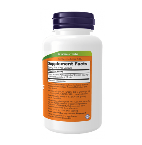 Now KSM-66 Ashwagandha® 90 Veg Capsules