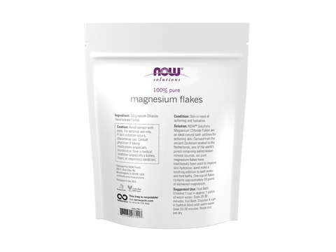 Now Pure Magnesium Flakes 54 Oz.