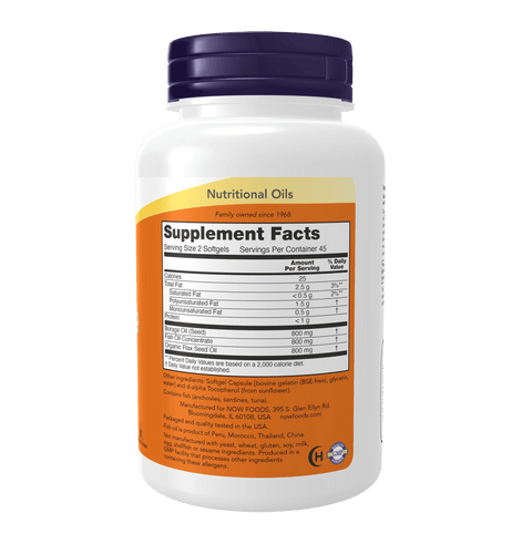 Now Super Omega 3-6-9 (90 Caps)