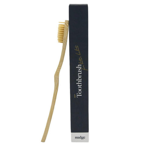 Soft Bristles Sustainable Bamboo Toothbrush 1CT Nudge