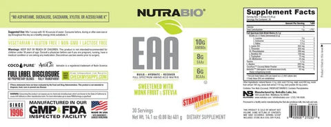 Nutrabio EAA Natural Powder