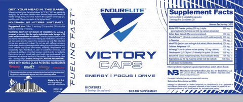 Nutrabio Endurelite Victory Caps 60 Caps