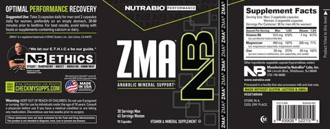 Nutrabio ZMA