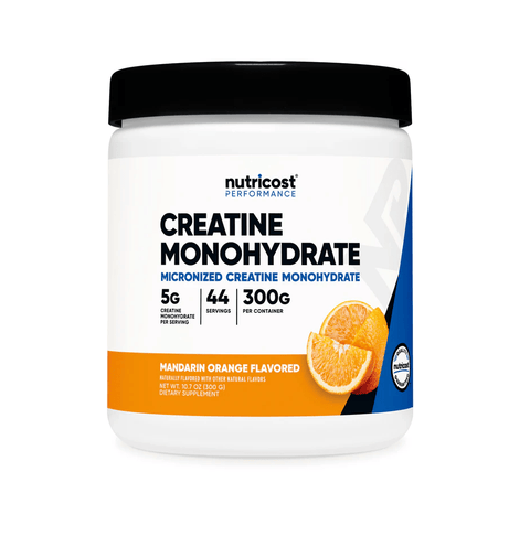 Nutricost Micronized Creatine Flavoured -300Gms- Gluten Free - Third Party Tested