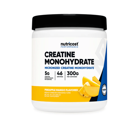 Nutricost Micronized Creatine Flavoured -300Gms- Gluten Free - Third Party Tested
