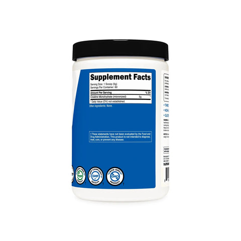 Nutricost Micronized Creatine Monohydrate Unflavored