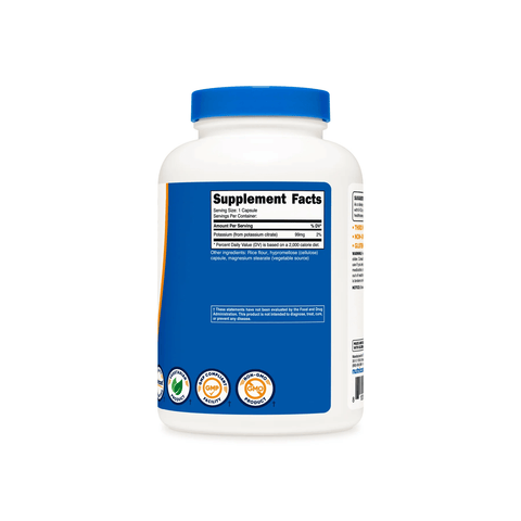 Nutricost Potassium Citrate 99 MG - 30 Capsules