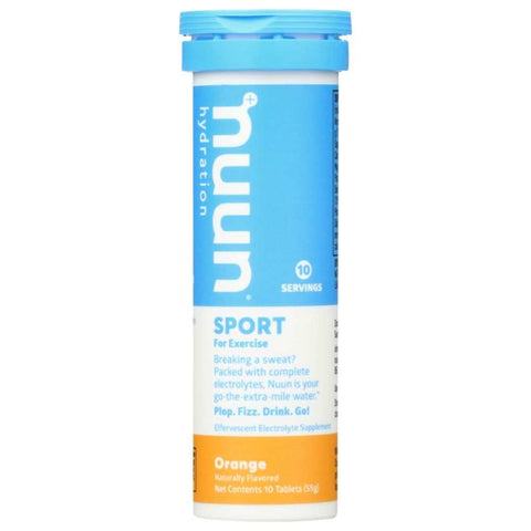 Hydrating Electrolyte Orange Tablets Sport NUUN