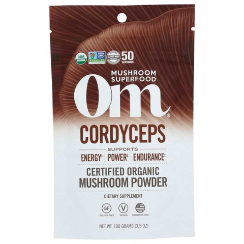 Cordyceps Organic Mushroom Powder 3.5 oz OM MUSHROOMS