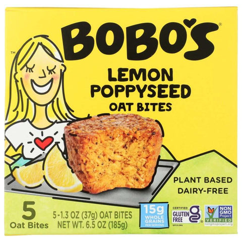 Lemon Poppyseed Key Attribute Oat Bars BOBO'S