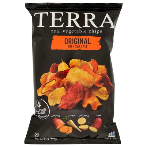 Original With Sea Salt Multi-Vegetable Chips 5 oz TERRA CHIPS