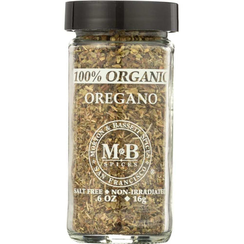 Organic Fresh Aromatic Oregano Spice 0.6oz MORTON & BASSETT