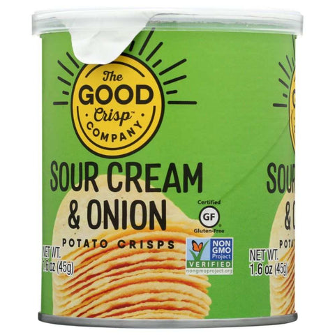 Mini Pack Sour Cream and Onion Snack 1.6 oz THE GOOD CRISP COMPANY