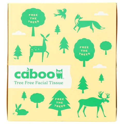 3Ply Facial Tissues 60Pc Caboo Tree Free Facial Tissue