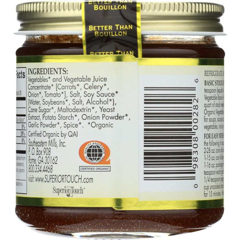 Organic Seasoned Vegetable Base 8 oz Better Than Bouillon