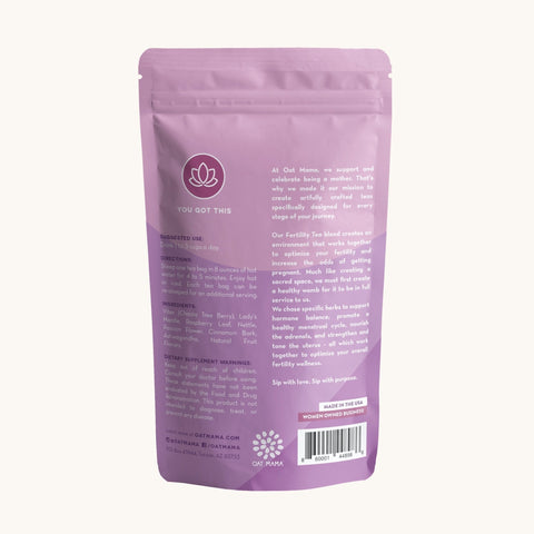 Fertility Tea Blend Raspberry Vanilla Herbal Tea Oat Mama