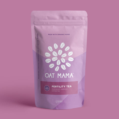 Fertility Tea Blend Raspberry Vanilla Herbal Tea Oat Mama