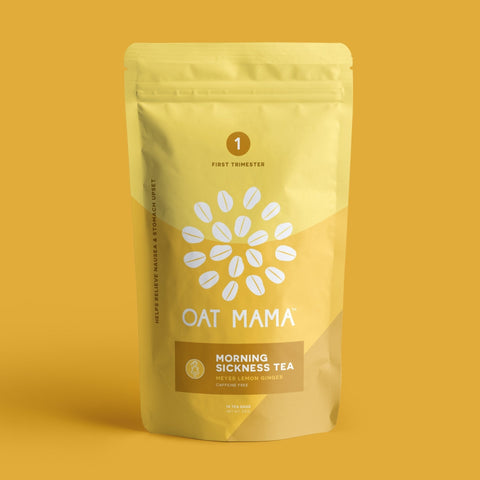 Morning Sickness Tea with Meyer Lemon and Ginger Herbal Tea Oat Mama