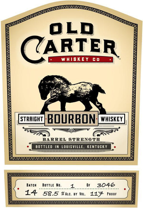 Old Carter Whiskey Co. Batch 14 Straight Bourbon 750ML