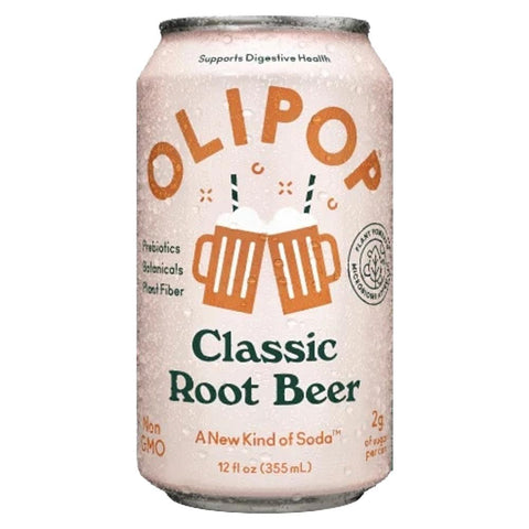 Classic Root Beer Soda 12OZ OLIPOP