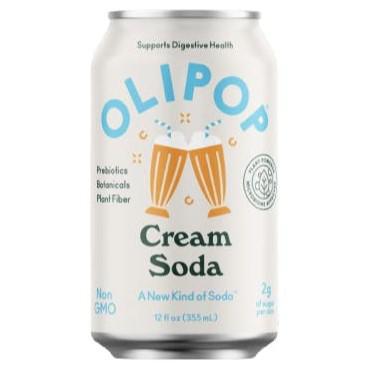 Cream Soda Natural Vanilla Flavor Beverage OLIPOP 12OZ