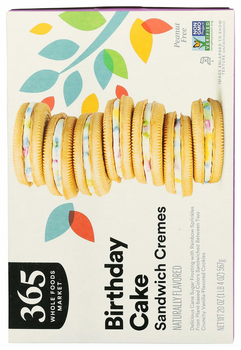 Birthday Cake Sandwich Creme Cookies 20 OZ BestBy12/24 365 by Whole Foods