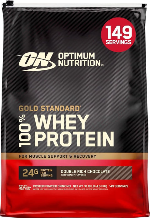 Optimum Nutrition Gold Standard 100% Whey Protein Powder 10 Lbs