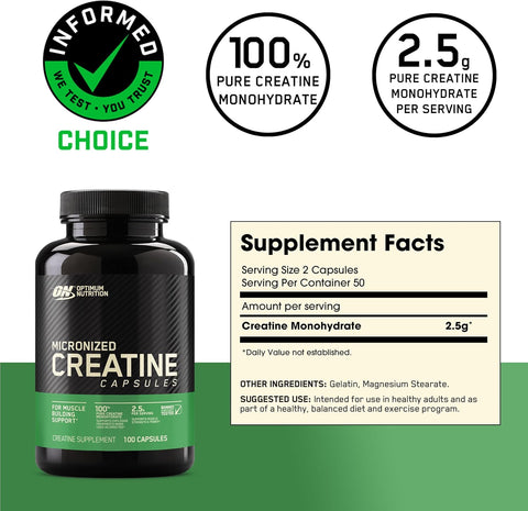ON Micronized Creatine Mono Caps