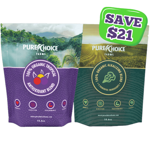 Organic Tropics & Raw Greens Micronutrient Powders Pure Choice Farms