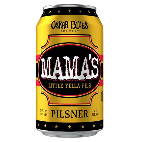 Mama's Little Yella Pils Hearty Pale Malt Pilsner Oskar Blues Brewery