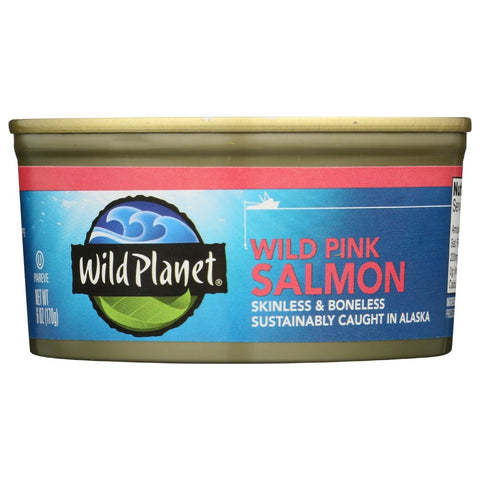 Wild Pink Salmon Wild-Caught Canned Fish 6 oz Wild Planet
