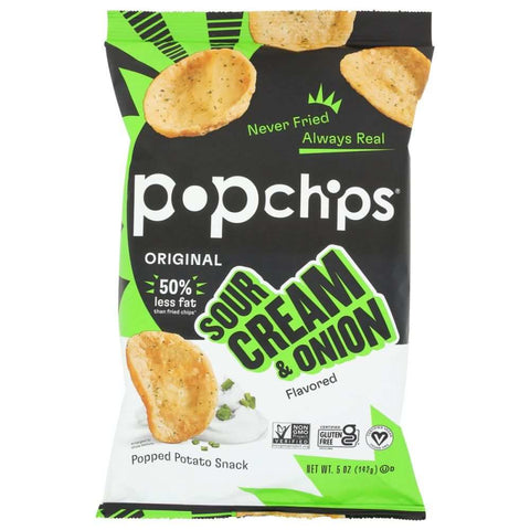 Sour Cream and Onion Potato Chips 5 oz POPCHIPS