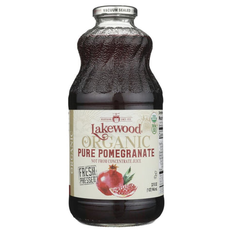 Organic Pure Pomegranate Juice 32 fl oz LAKEWOOD