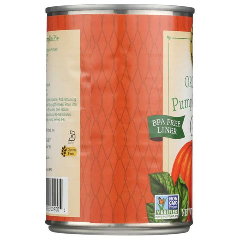 Organic Pumpkin Puree 15 oz Puree Farmers Market Foods