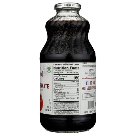 Premium Pomegranate Juice 32 oz Bottle Lakewood