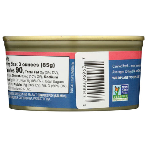 Wild Pink Salmon Wild-Caught Canned Fish 6 oz Wild Planet