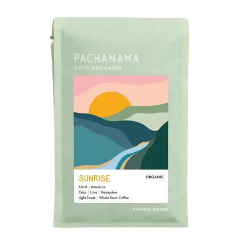Sunrise Coffee Beans 10OZ Pachamama Coffee Cooperative