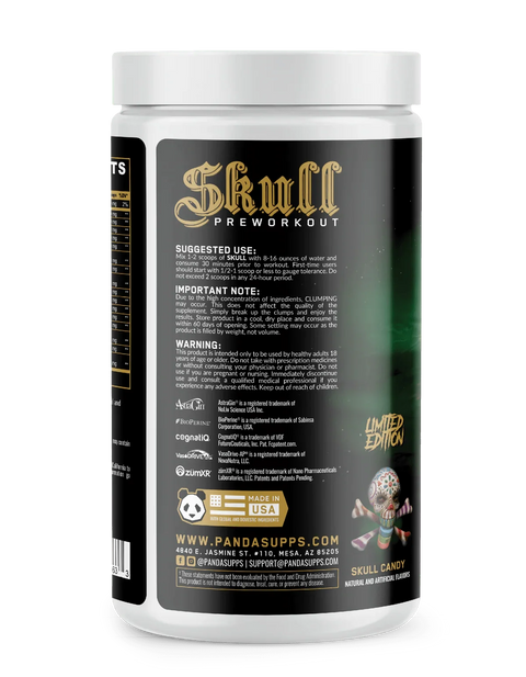 Panda Skull Pre Workout Limited Edition (Skull Candy)