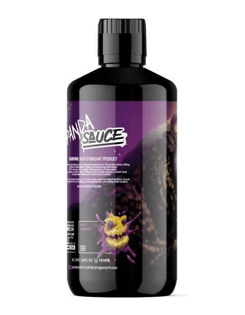 Panda Supps X Pump Sauce Collaboration Liquid Pre Workout - PANDA SAUCE