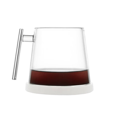 Pure Over Signature Mug Borosilicate Glass Mug - 4 Mugs
