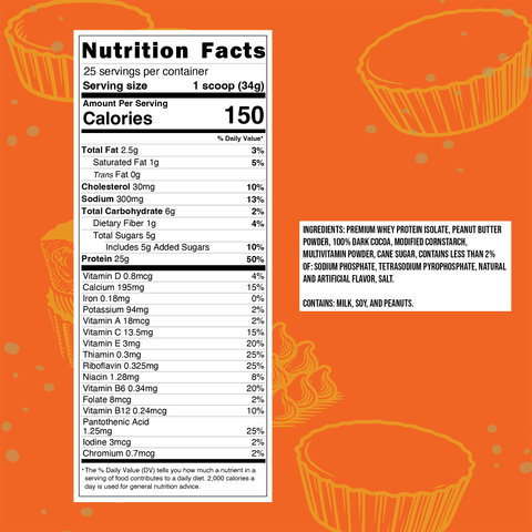 Protein Powder 25 Servings Supplement Orion Supplements