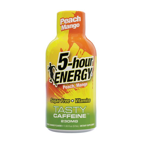 Peach Mango Flavor Extra Strength 5-hour ENERGY Shots